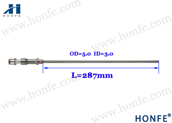  Weaving Machine Spare Parts Main Nozzle Pipe Red L=287mm OD=5.0 ID=3.0